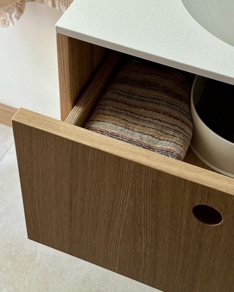 Bathroom cabinet oak