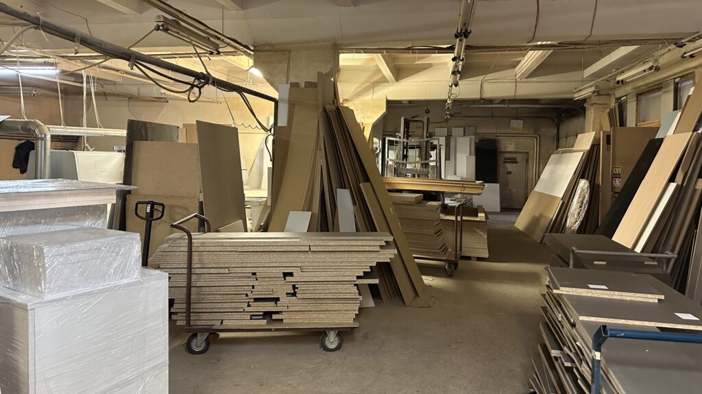 Furniture factory in Latvia